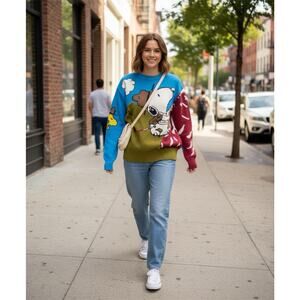 80’s / 90’s Snoopy and Friends by Bill Ditfort Schulz Knit Sweater